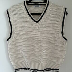 Sleeveless Knit Sweater